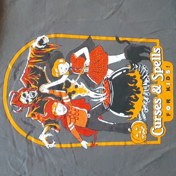 Steven Rhodes Curses & Spells Gray Tee - Picture 4 of 4